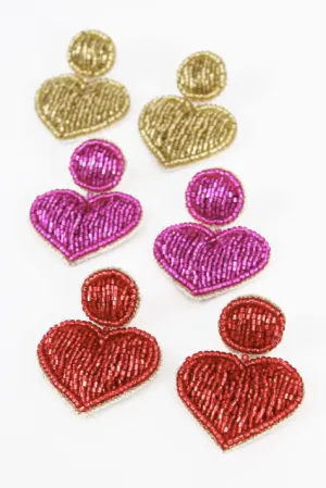 HEART Drop Earrings