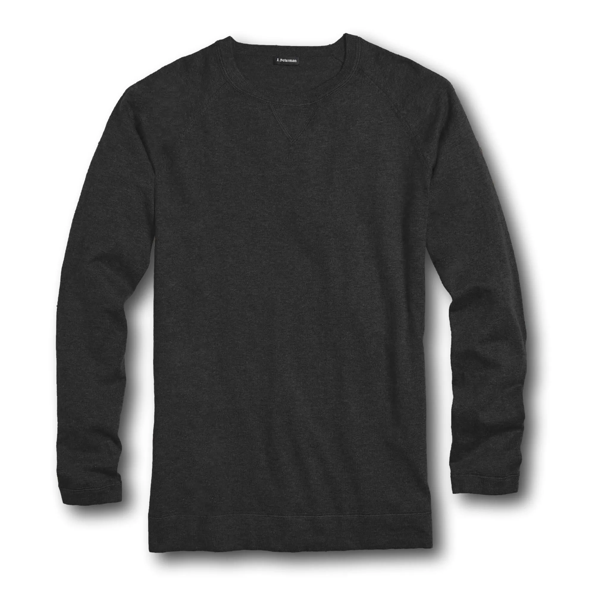 J. Peterman Men's Sophisticated Long Sleeve Crew Neck T-Shirt