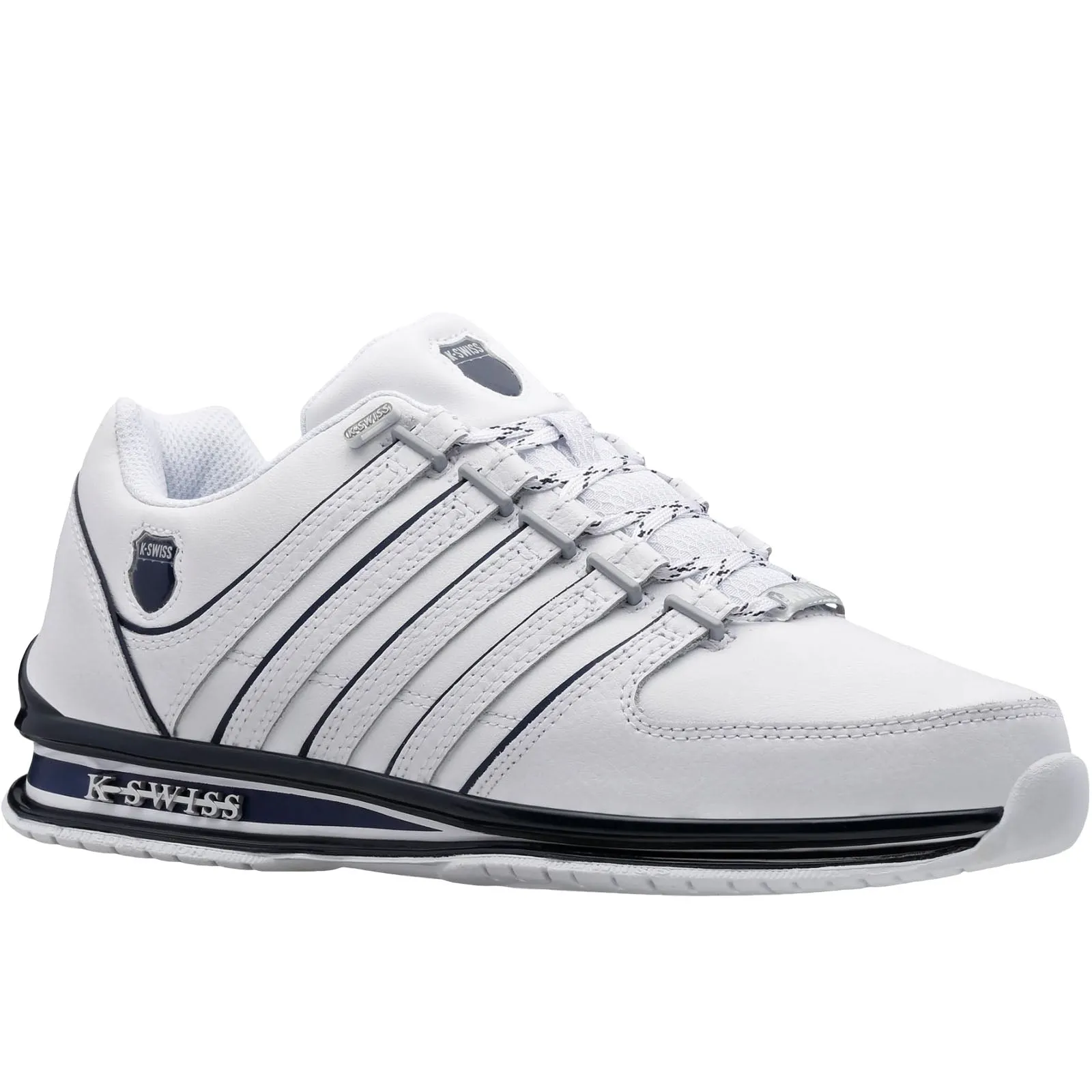 K-Swiss Mens Rinzler Leather Trainers Shoes