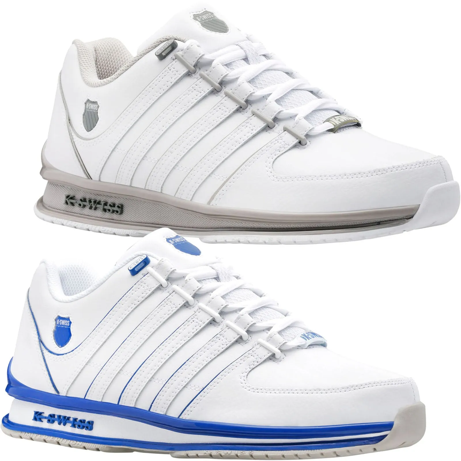 K-Swiss Mens Rinzler Leather Trainers Shoes