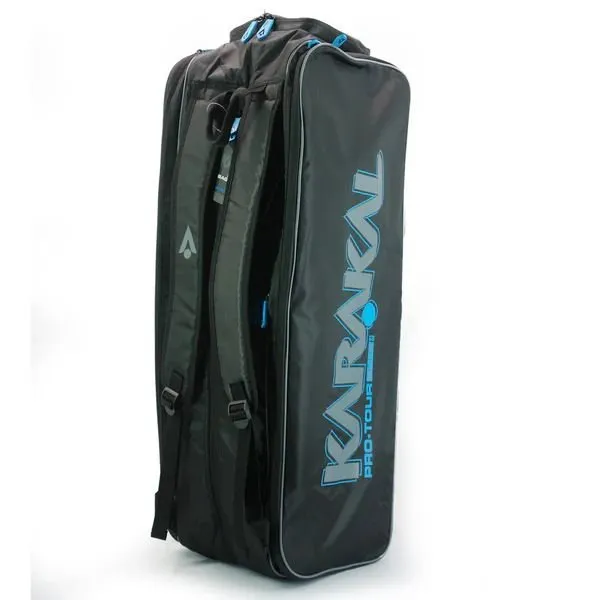 Karakal Pro Tour 2.1 Elite 12 Racket Bag Double Shoulder Straps Blue