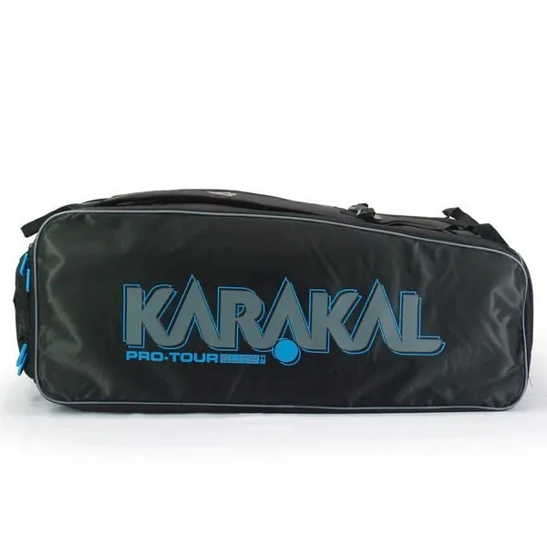 Karakal Pro Tour 2.1 Elite 12 Racket Bag Double Shoulder Straps Blue