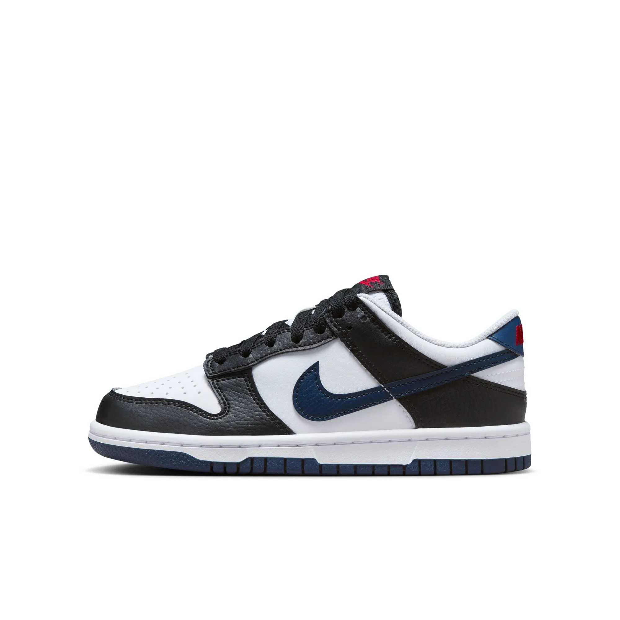 KIDS NIKE DUNK LOW GS (BLACK/MIDNIGHT NAVY)