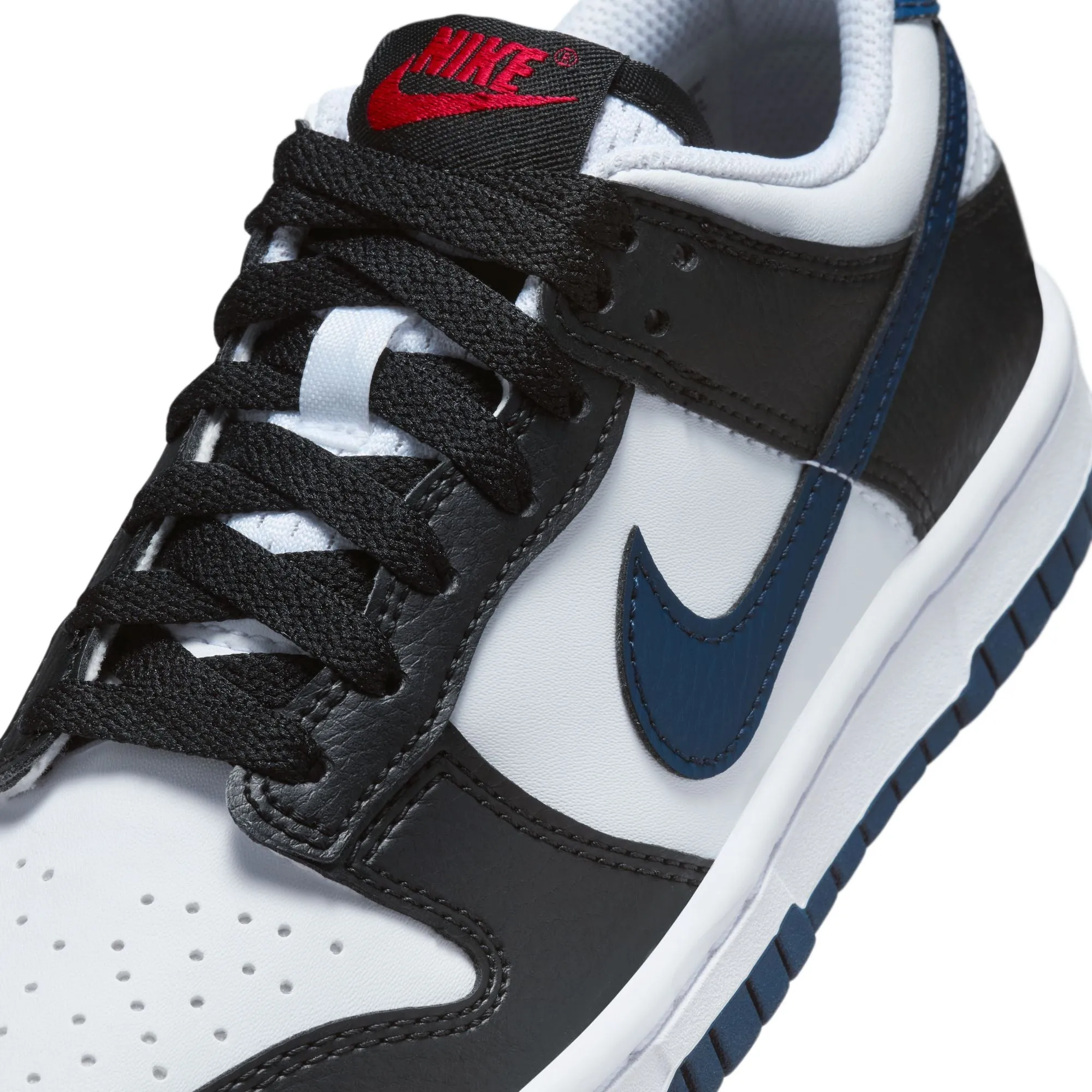 KIDS NIKE DUNK LOW GS (BLACK/MIDNIGHT NAVY)