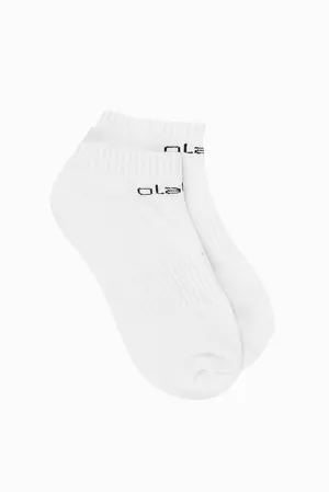 Kissy Short Sock - White