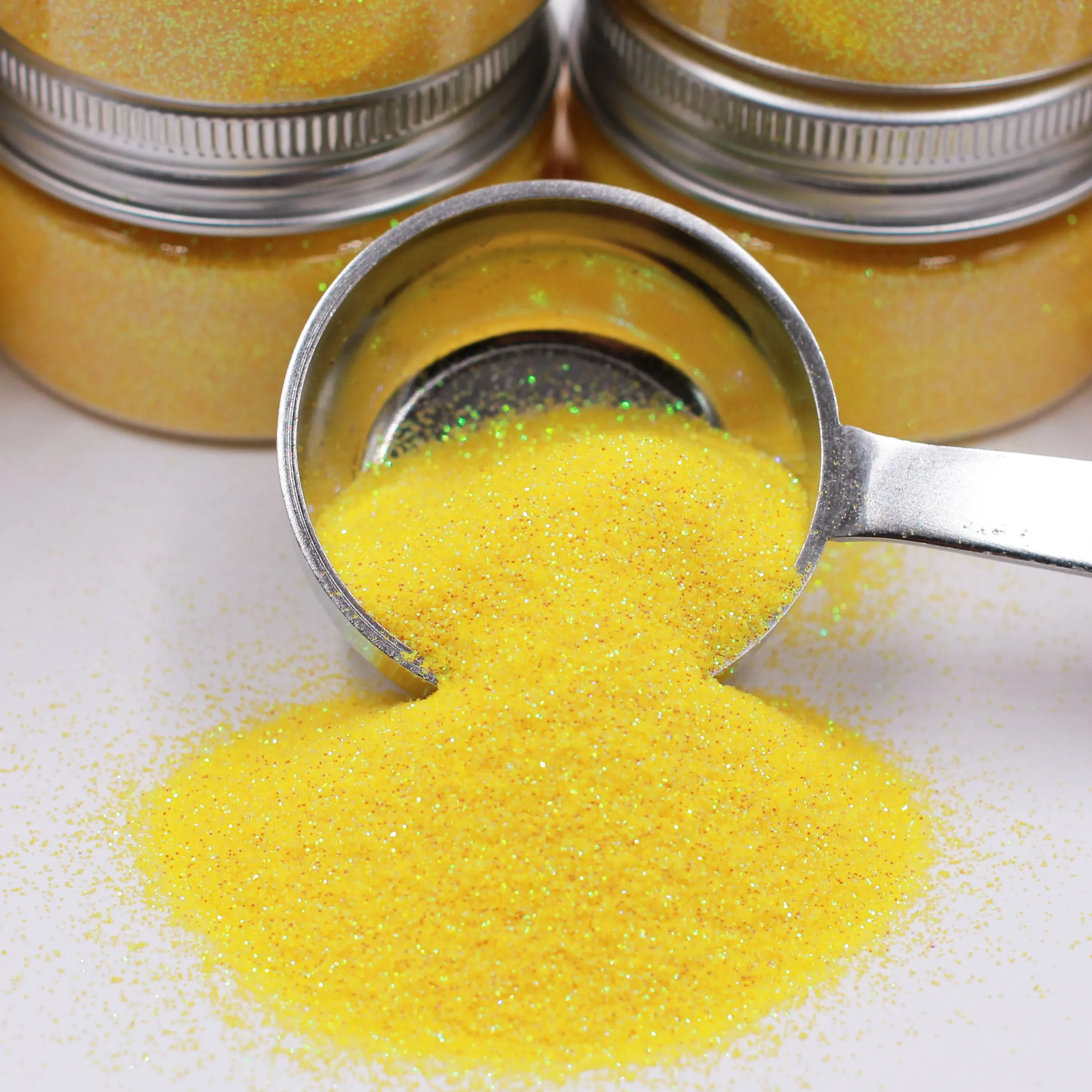 Lemon Drop Extra Fine Holographic Glitter, Polyester Glitter - 1oz/30g