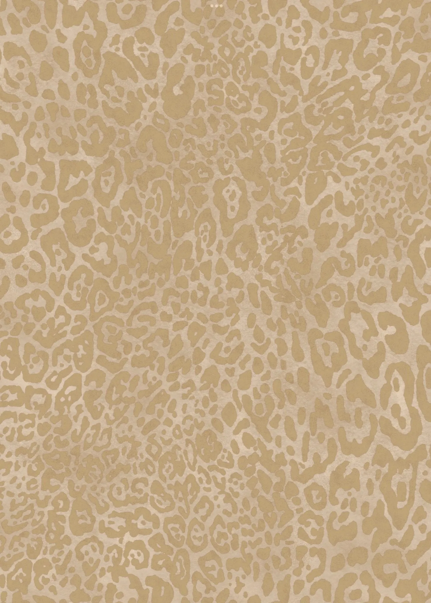 Leopard imprint Wallpaper - Vanilla