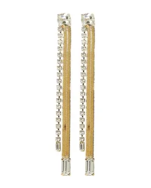 Lionette Divinity Snake Chain Tennis Earrings