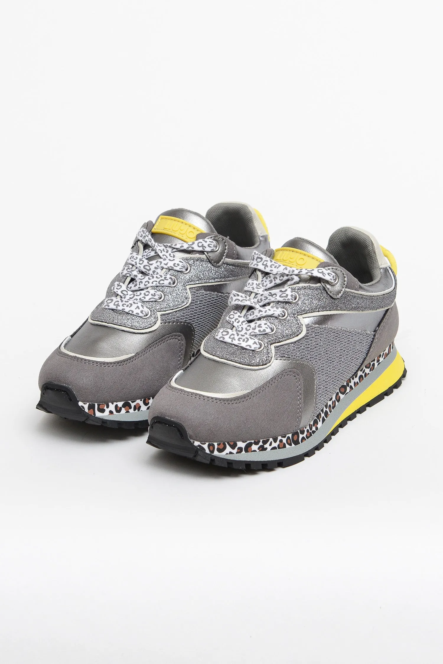 Liu Jo Shoes Sneakers Lacci Grigio Bambina