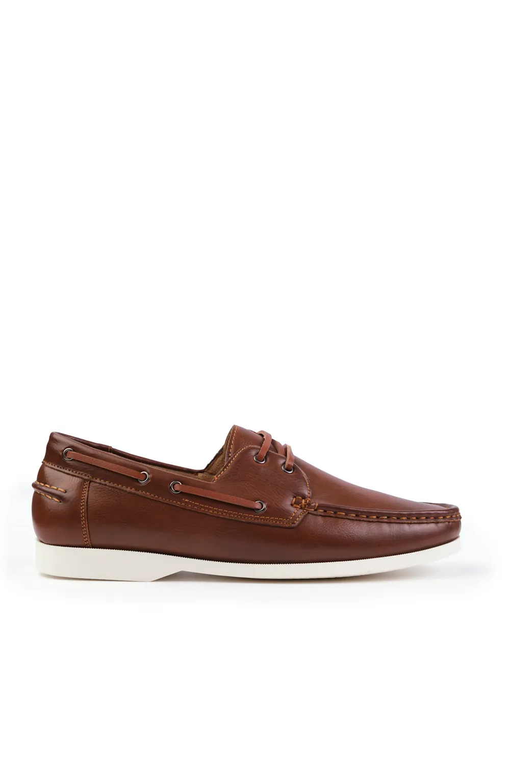 LUCAS BOAT SHOES IN BROWN