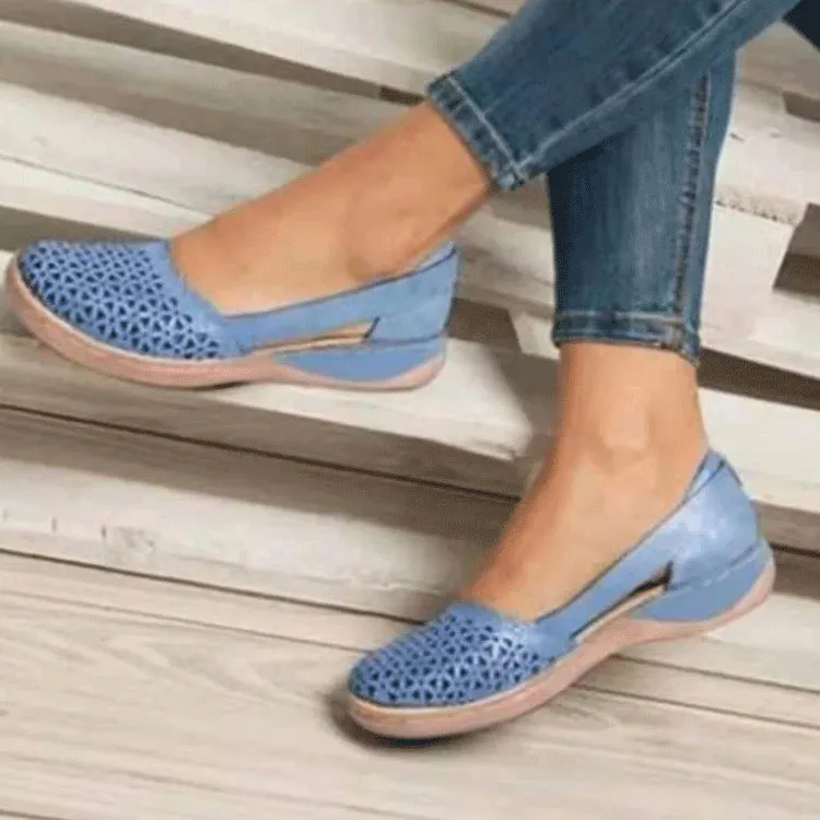 Lukong summer breathable sandals flat shoes - Women's shoes