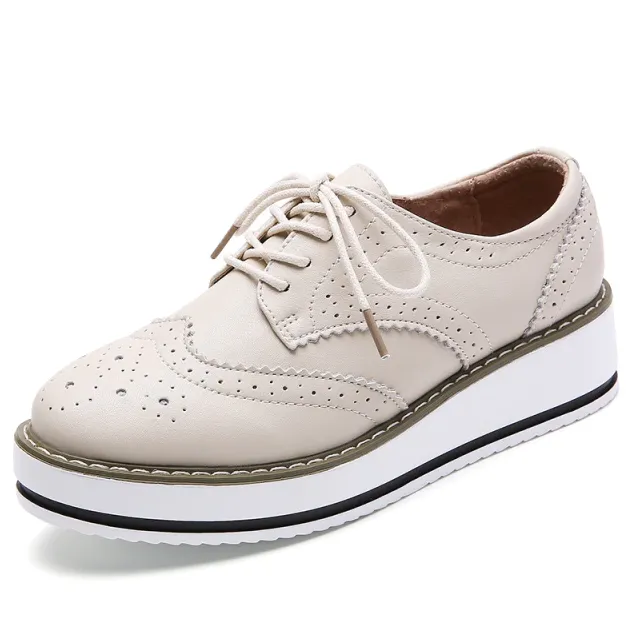 Mau Women's Oxford Leather Shoes