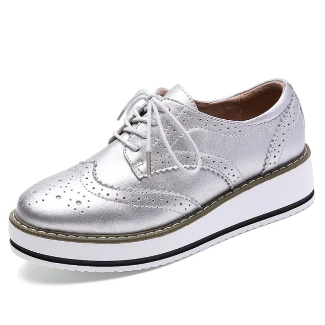 Mau Women's Oxford Leather Shoes