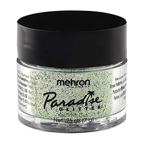 Mehron Makeup Paradise AQ Glitter (.25 oz) (Pastel Green)