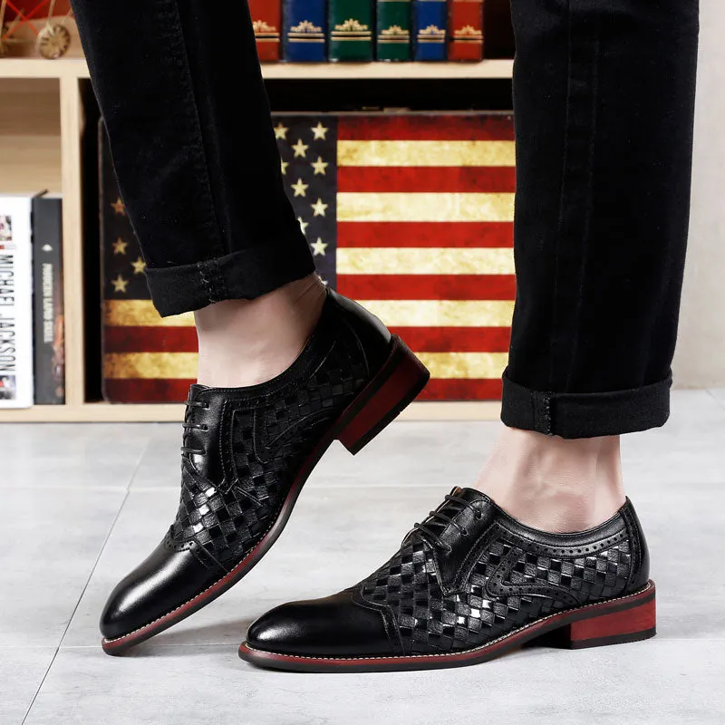 Men Casual Shoes Handmade Breathable