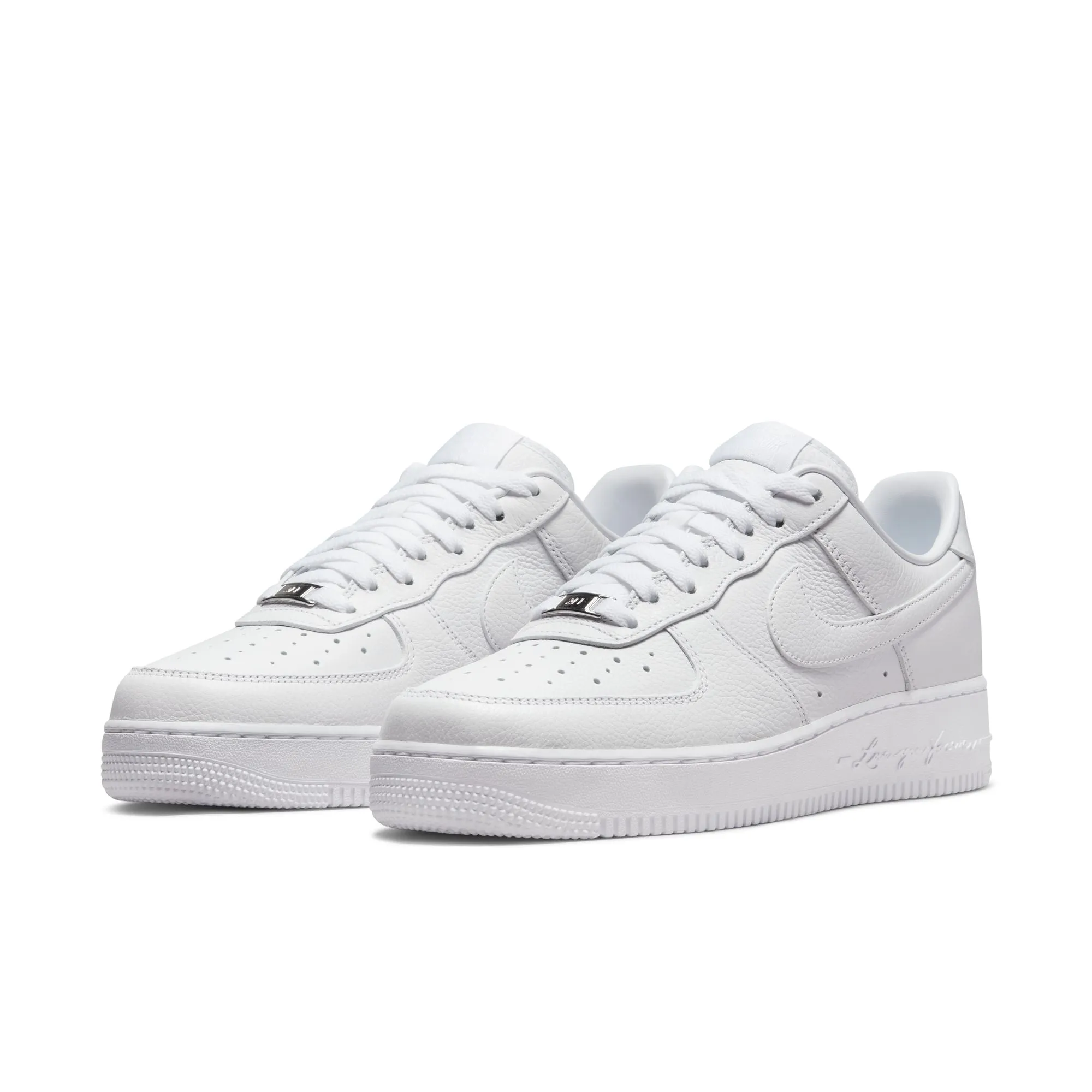 Men's Nike Air Force 1 Low- WHITE/WHITE-WHITE-COBALT TINT