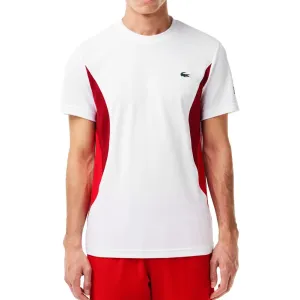 Men's Novak Djokovic Ultra-Dry Tennis Crew White