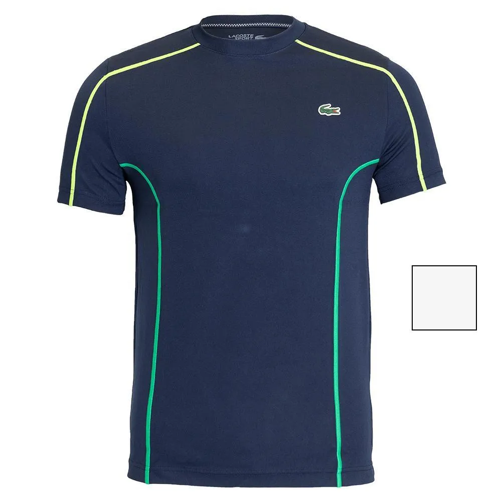 Men's Ultra-Dry Pique Sport Tennis Crew