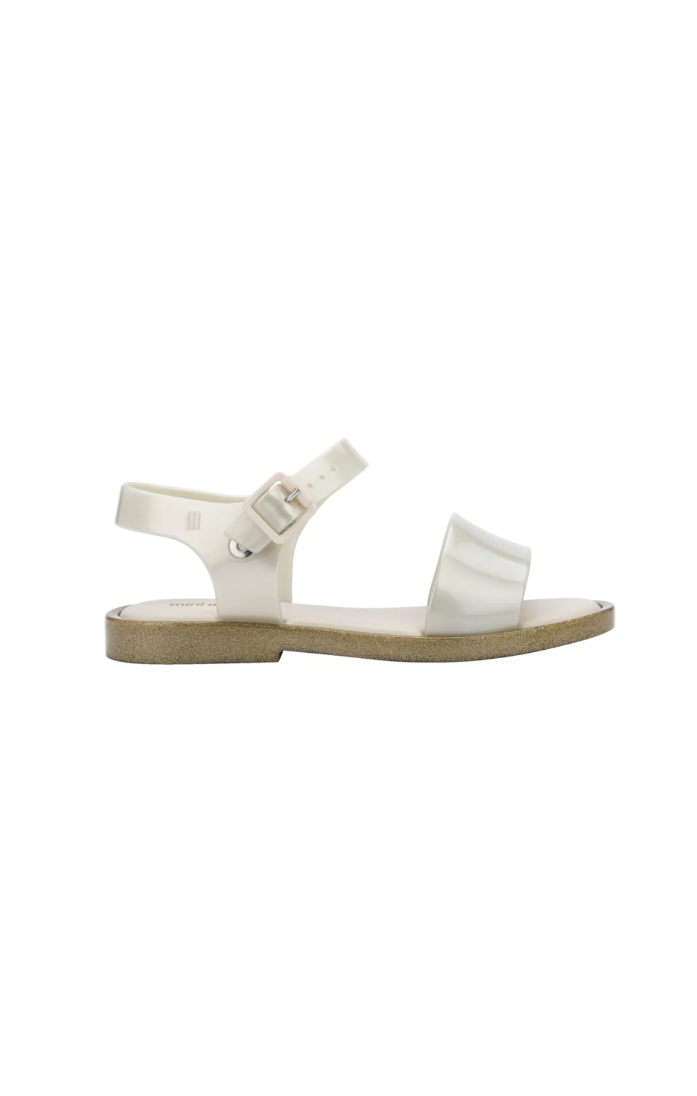 Mini Mar Sandal Kid - White / Glitter