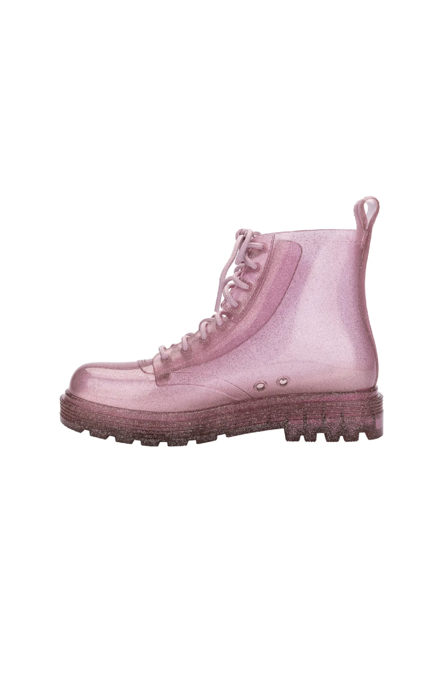 Mini Melissa Coturno Kids Boot - Glitter Pink