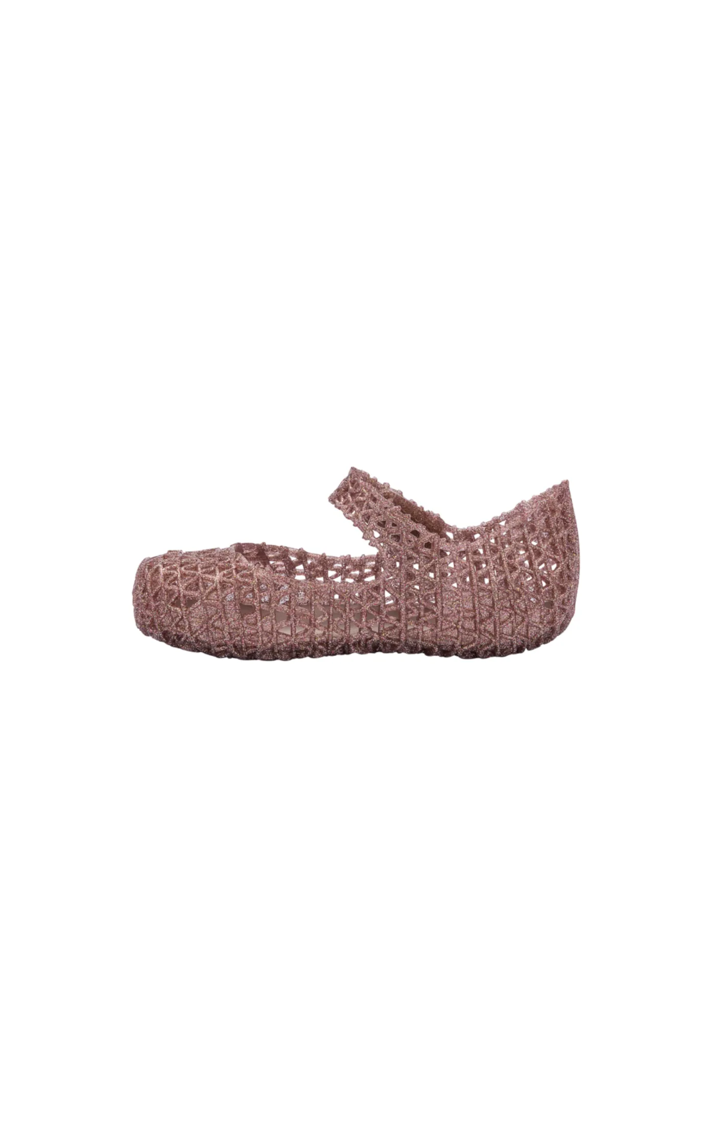 Mini Melissa Mini Campana Papel - Rose Glitter