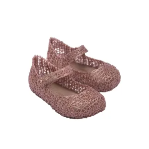 Mini Melissa Mini Campana Papel - Rose Glitter