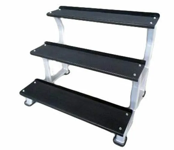 MORGAN 3 TIER ELITE COMMERCIAL-GRADE KETTLEBELL RACK