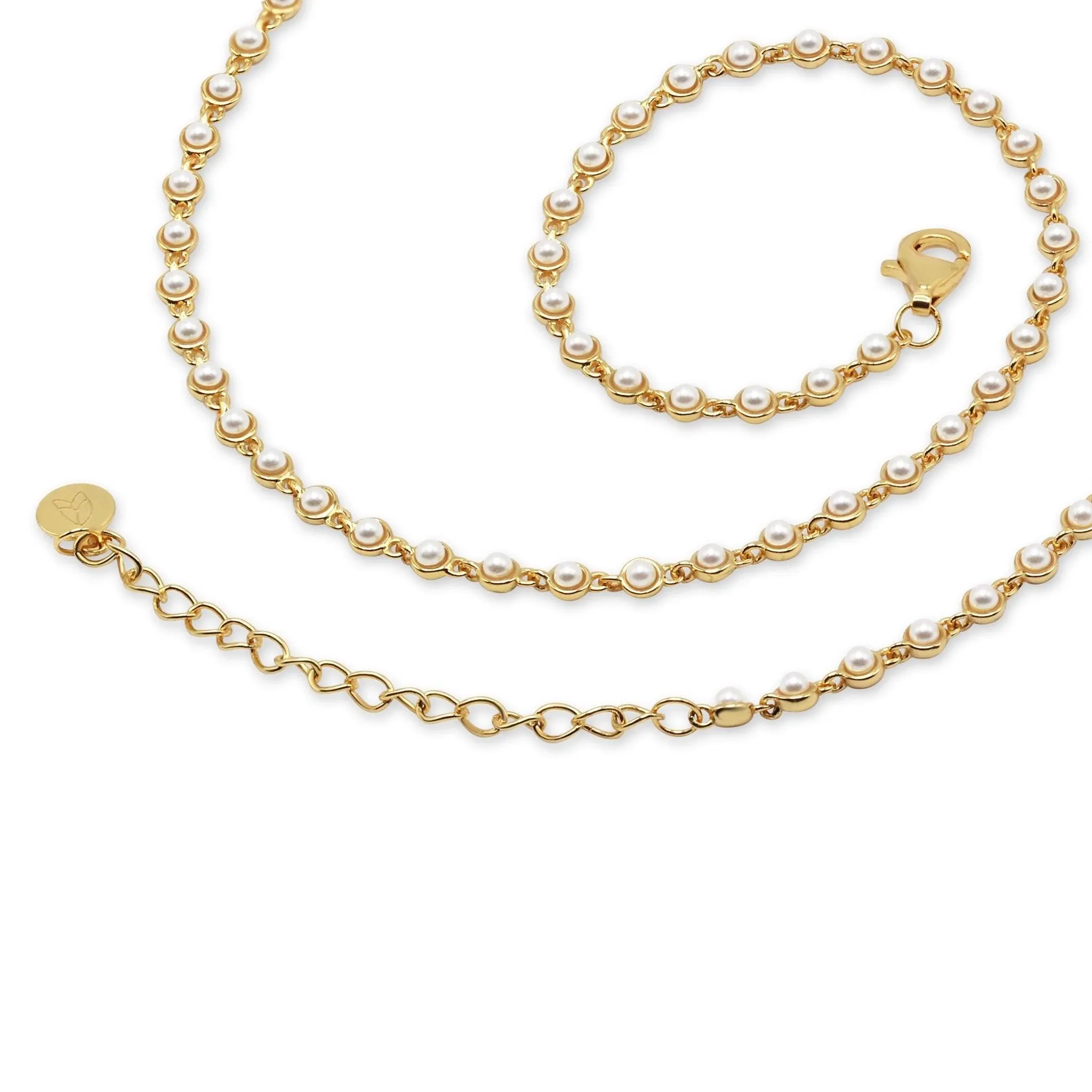 Nephelai Pearl Tennis Necklace