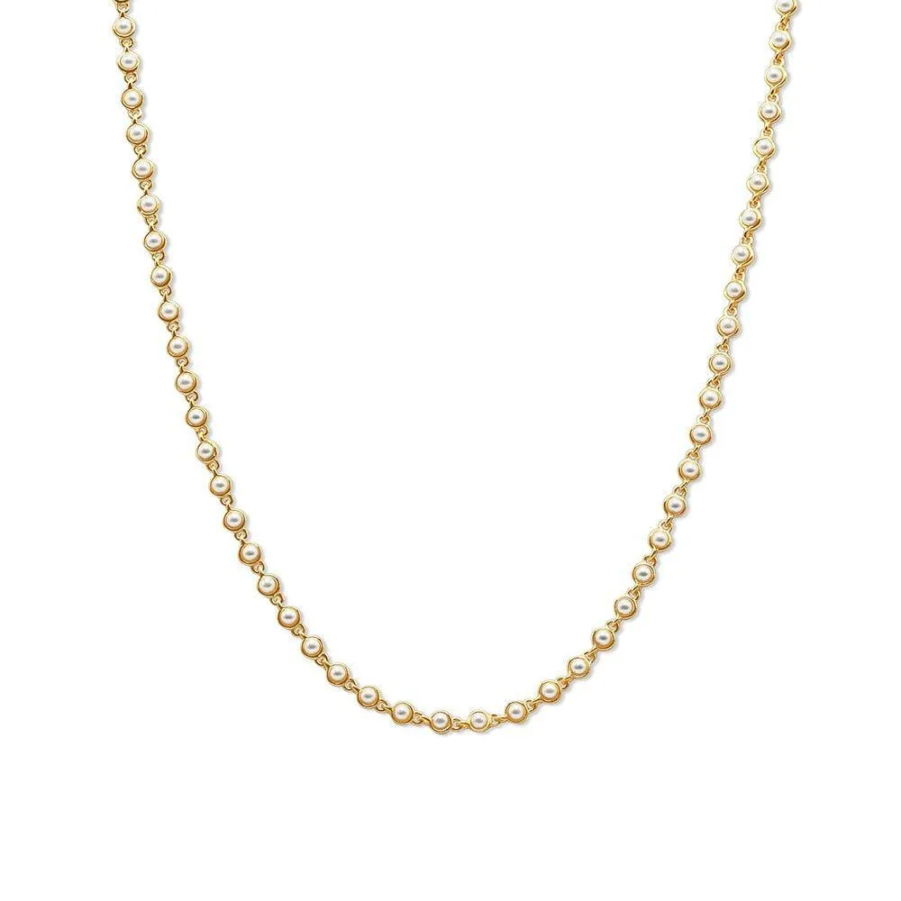 Nephelai Pearl Tennis Necklace