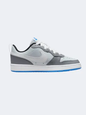 Nike Court Borough Low 2 Gs-Boys Lifestyle Shoes Platinum/Blue