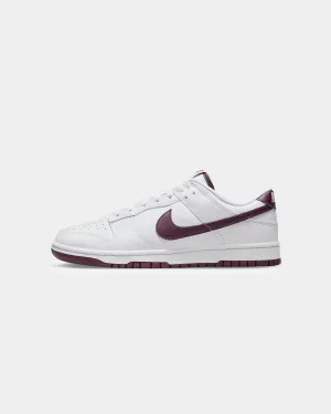 Nike Dunk Low Retro "Night Maroon" White/Night Maroon