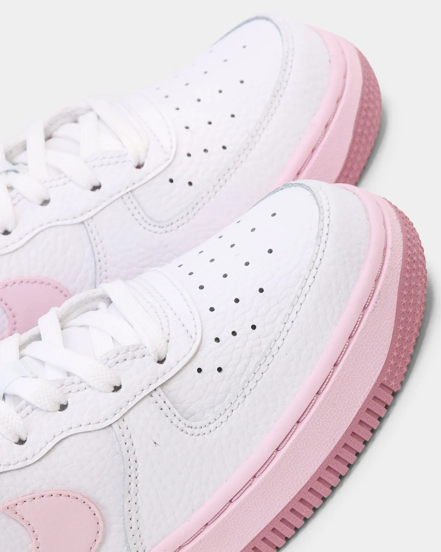 Nike Kid's Air Force 1 (GS) White/Pink Foam