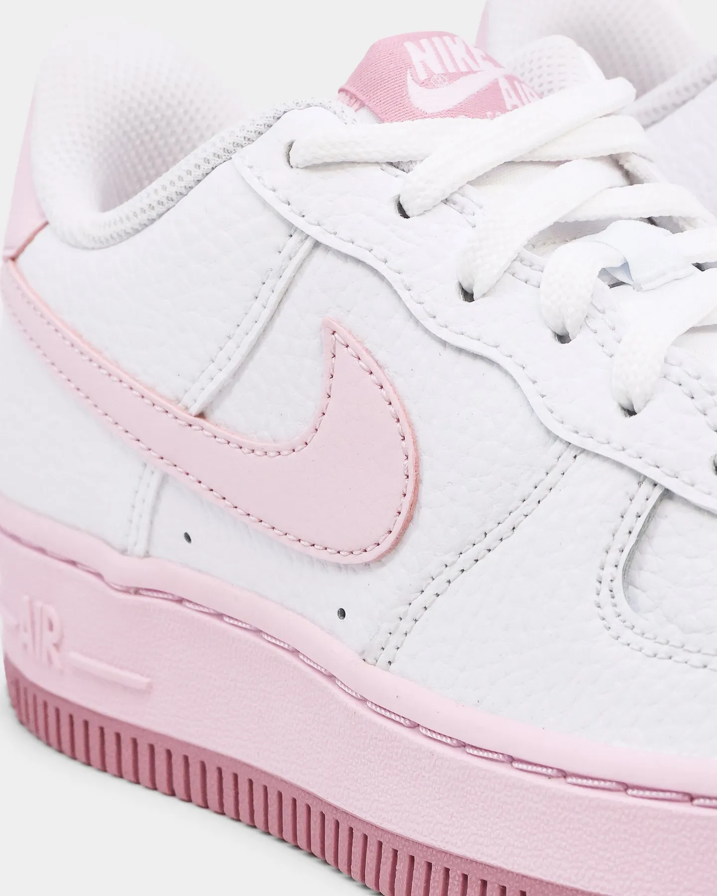 Nike Kid's Air Force 1 (GS) White/Pink Foam