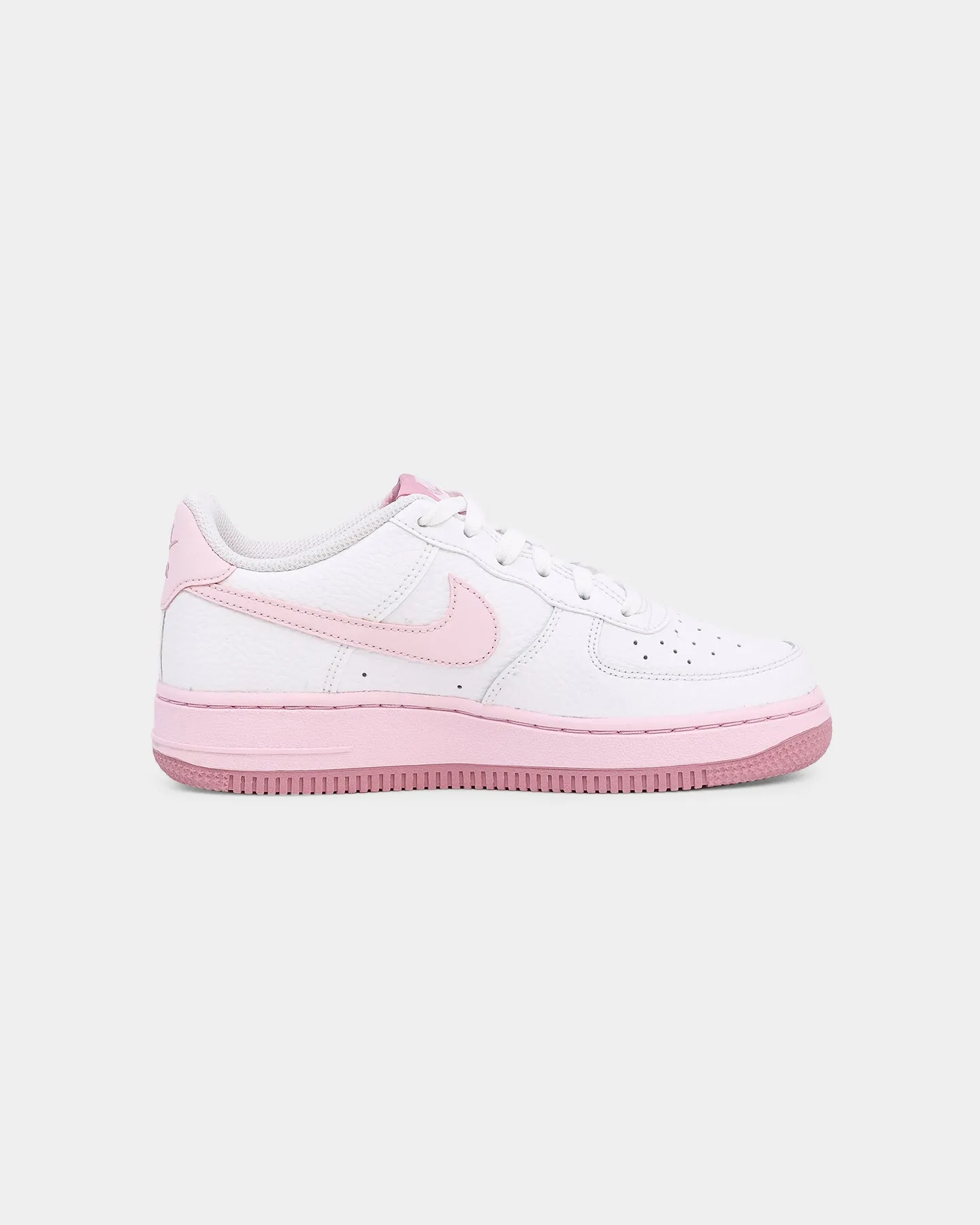 Nike Kid's Air Force 1 (GS) White/Pink Foam