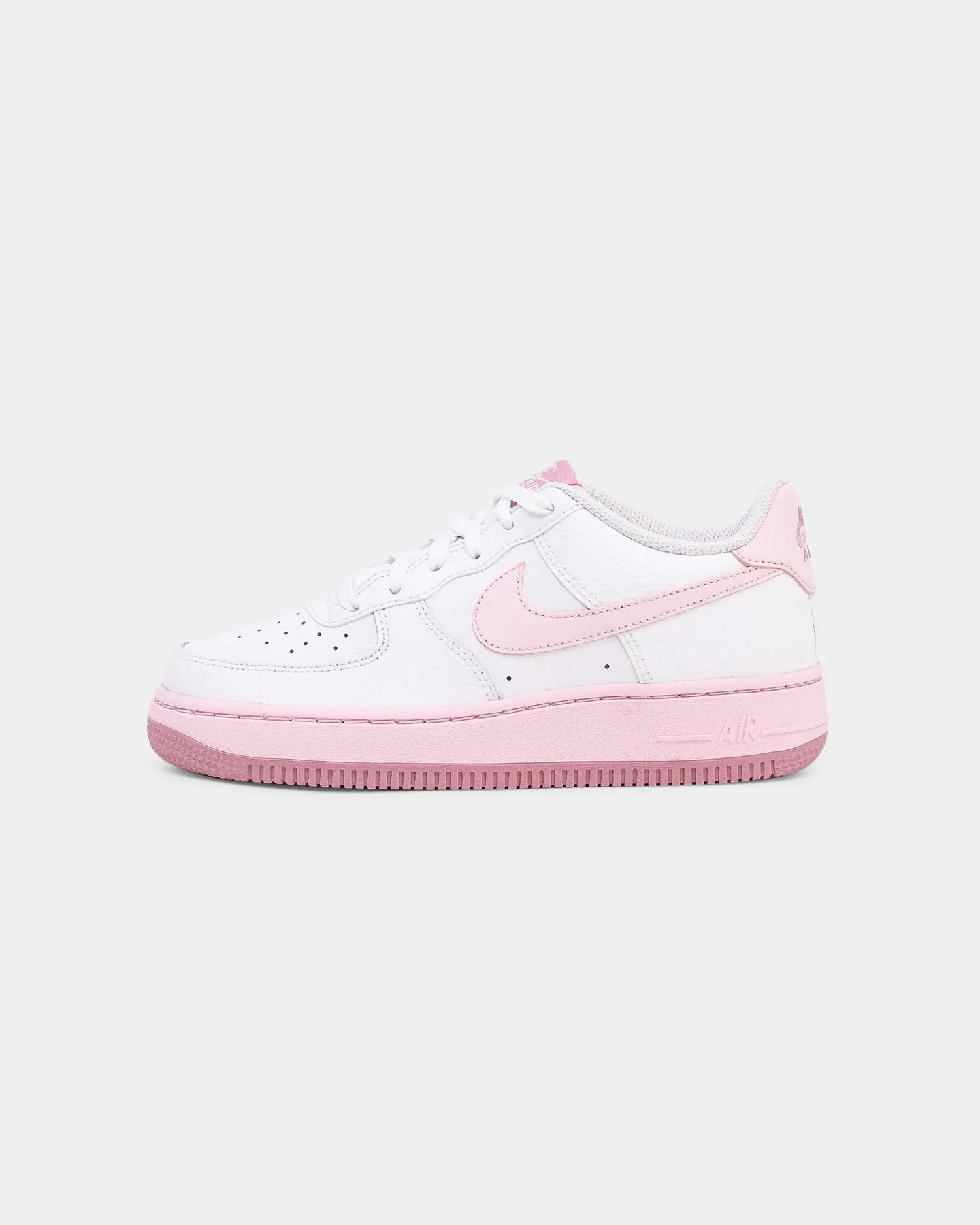 Nike Kid's Air Force 1 (GS) White/Pink Foam