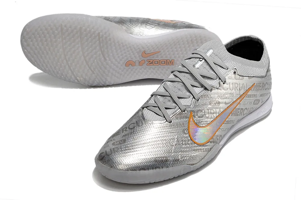 Nike Mercurial Vapor - Indoor Shoes - Metallic Gray | Bronze - FREE SHIPPING WORLDWIDE