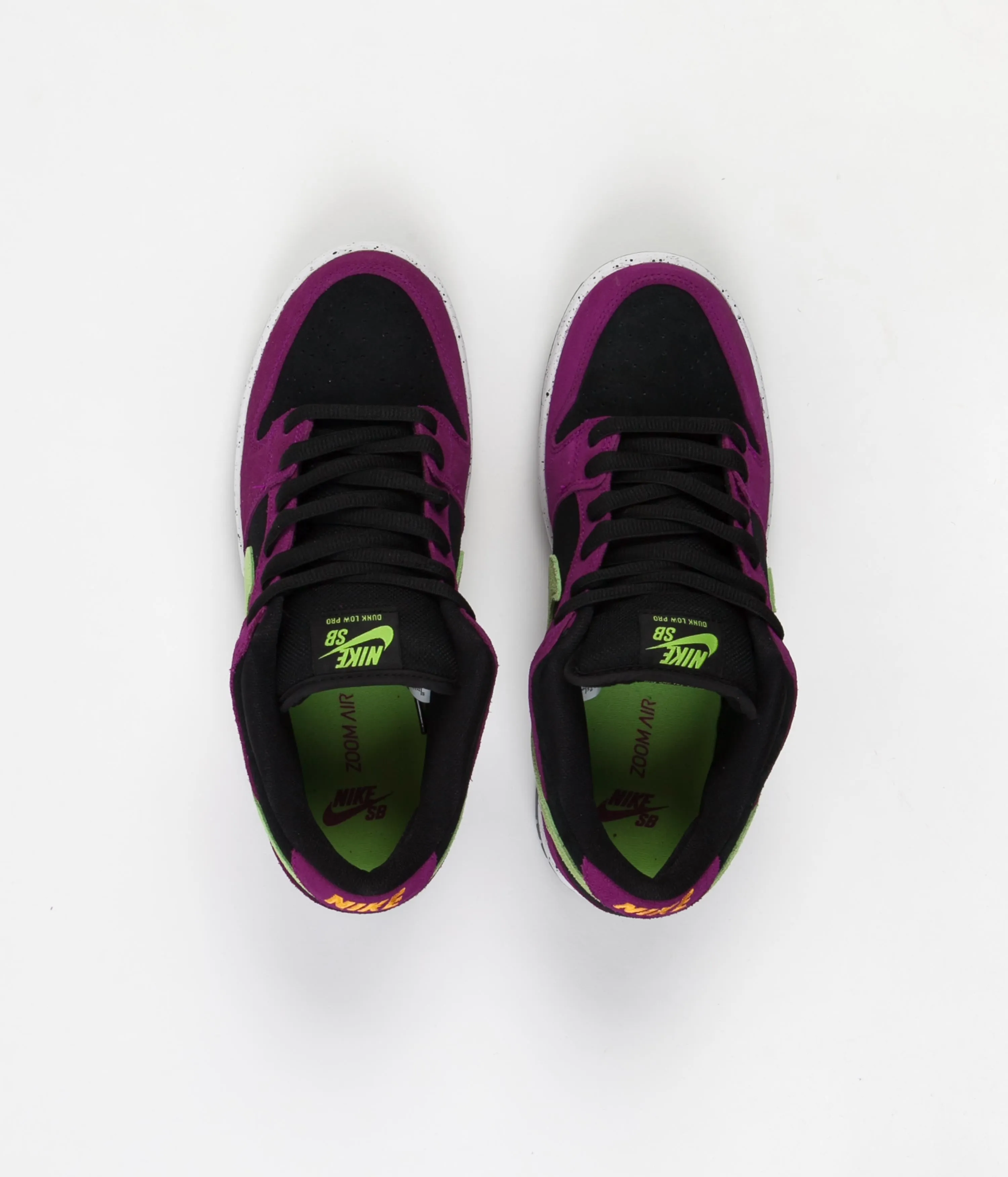 Nike SB Dunk Low Pro 'ACG Terra' Shoes - Red Plum / Citron - Black - Taxi