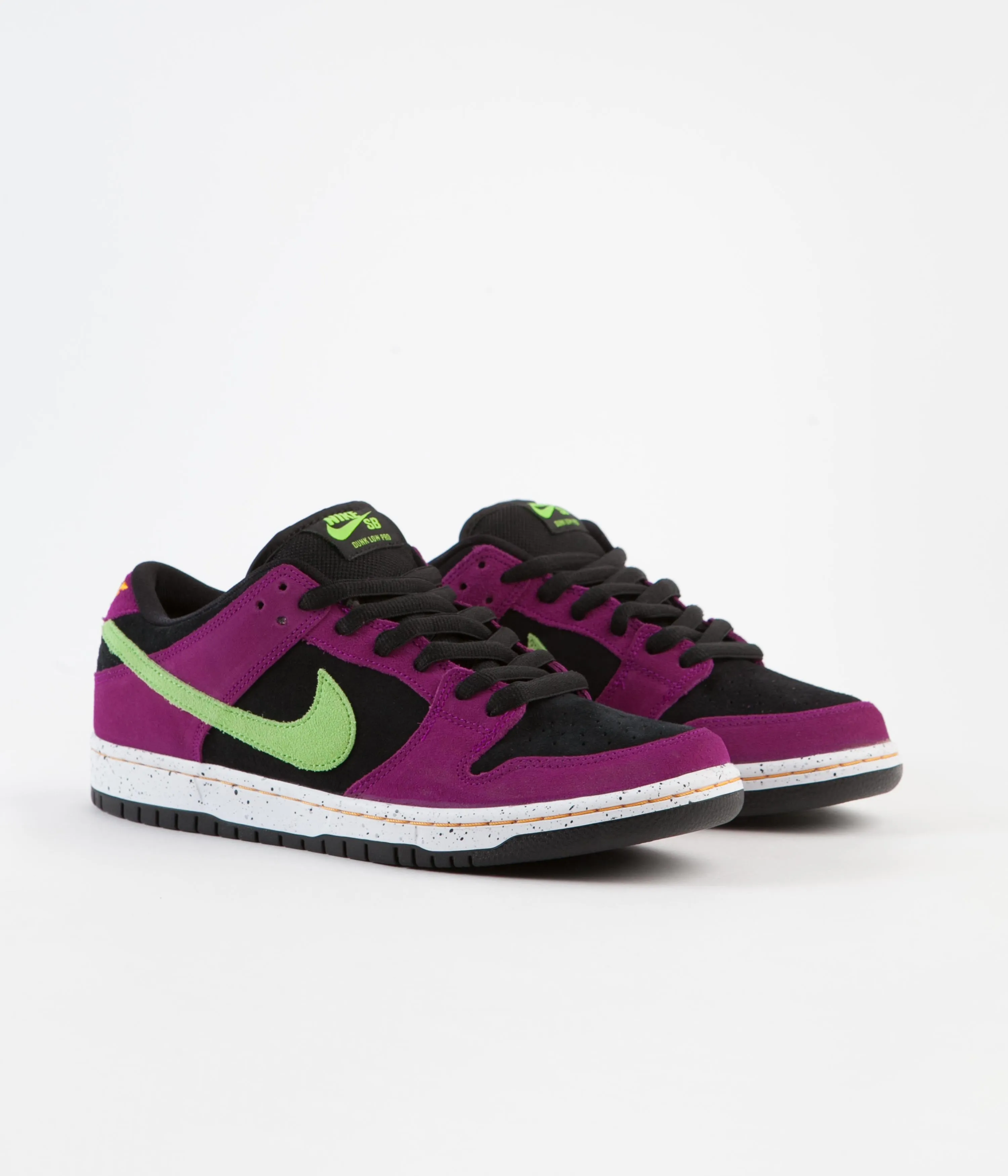 Nike SB Dunk Low Pro 'ACG Terra' Shoes - Red Plum / Citron - Black - Taxi