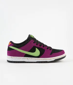 Nike SB Dunk Low Pro 'ACG Terra' Shoes - Red Plum / Citron - Black - Taxi