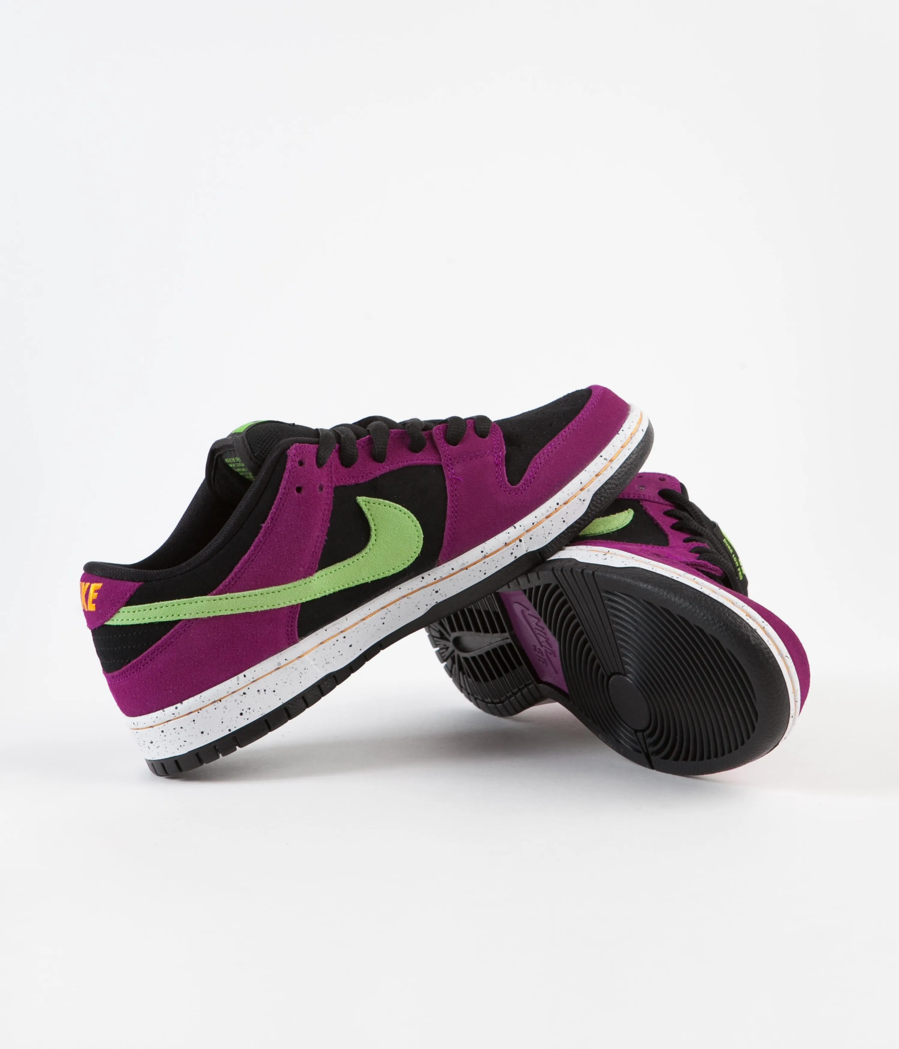 Nike SB Dunk Low Pro 'ACG Terra' Shoes - Red Plum / Citron - Black - Taxi