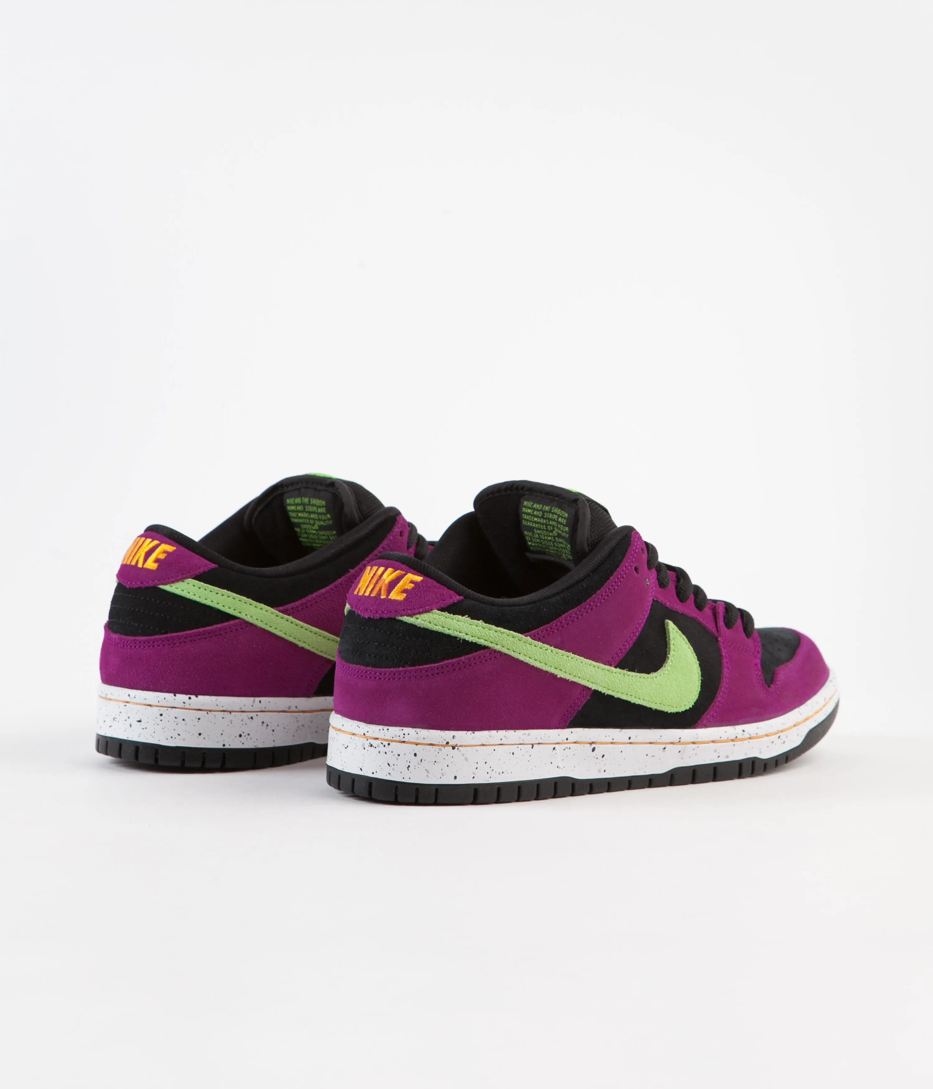 Nike SB Dunk Low Pro 'ACG Terra' Shoes - Red Plum / Citron - Black - Taxi