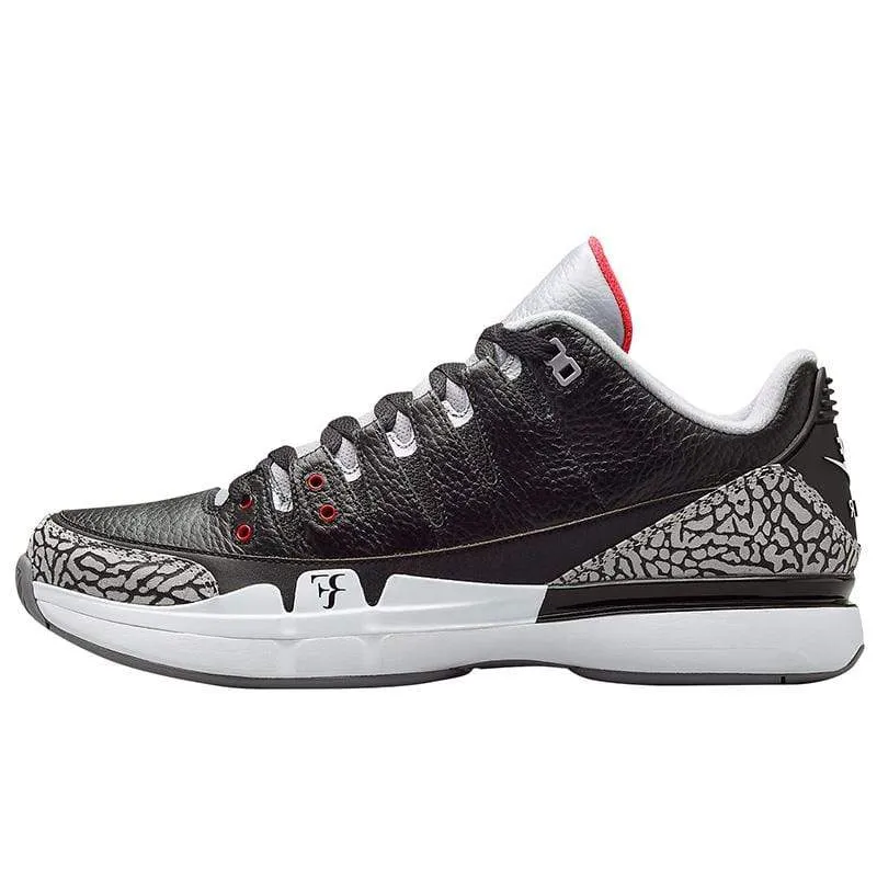 Nike Zoom Vapor Air Jordan 3 "Black-Cement"