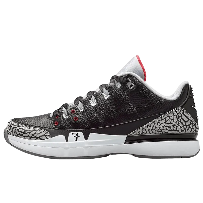 Nike Zoom Vapor Air Jordan 3 "Black-Cement"