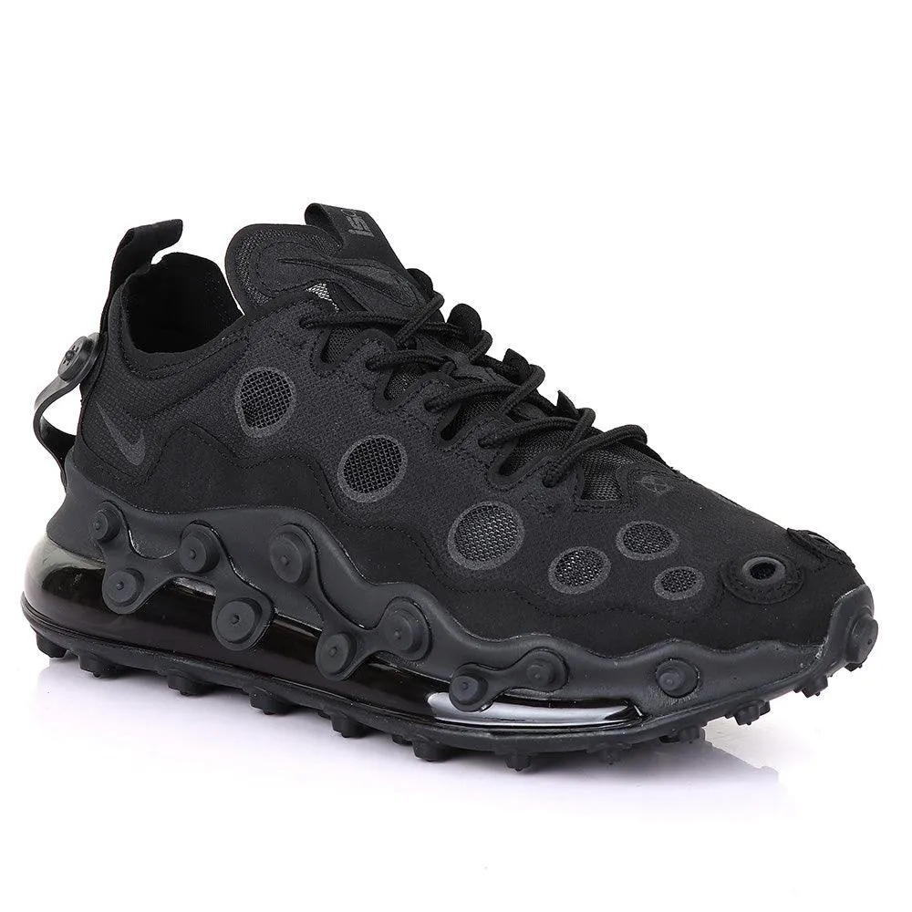 Nk Ispa AM 720 Adapt Black Poka Dot Black Sneakers