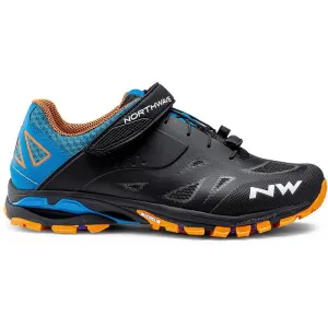 Northwave Spider 2 MTB-AM Shoes - Black/Blue/Orange