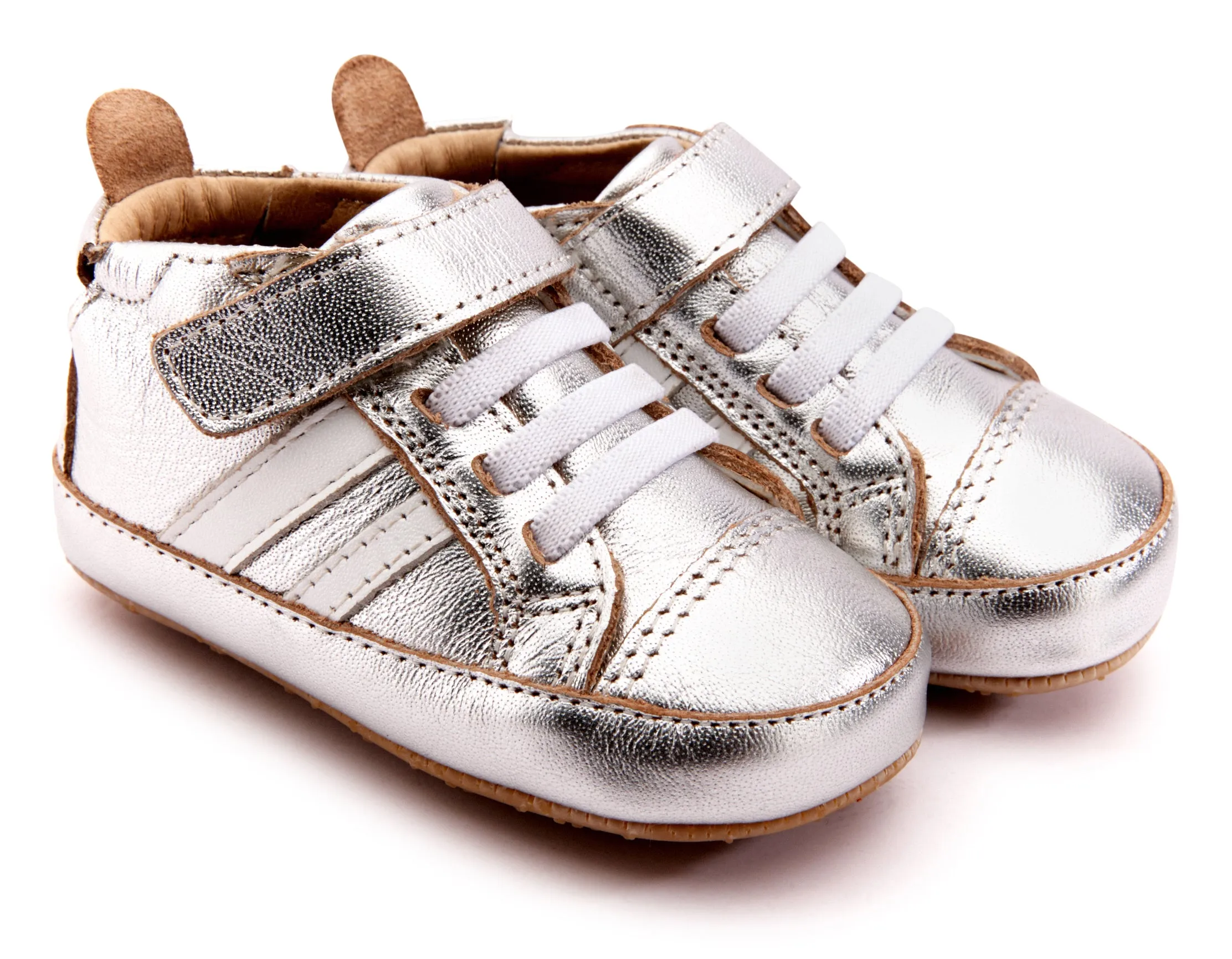 Old Soles Boy's & Girl's 066R High Roller Shoes - Silver/Snow