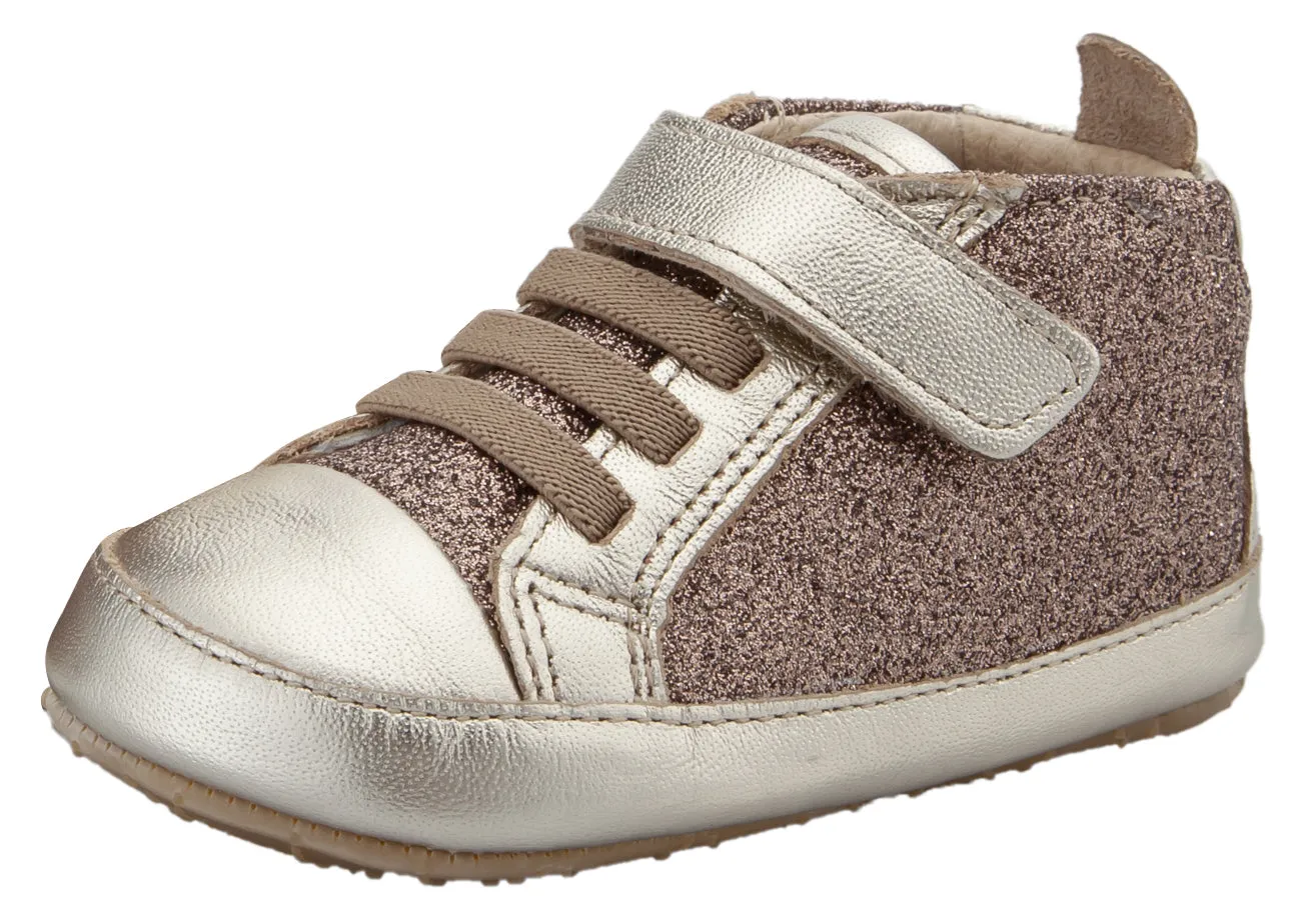 Old Soles Girl's & Boy's Glam Gal Sneakers - Glam Choc/Titanium