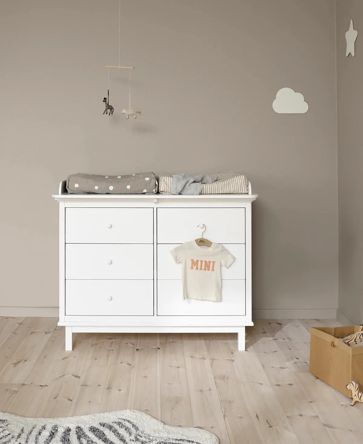 Oliver, Seaside Nursery Dresser 6 Drawers