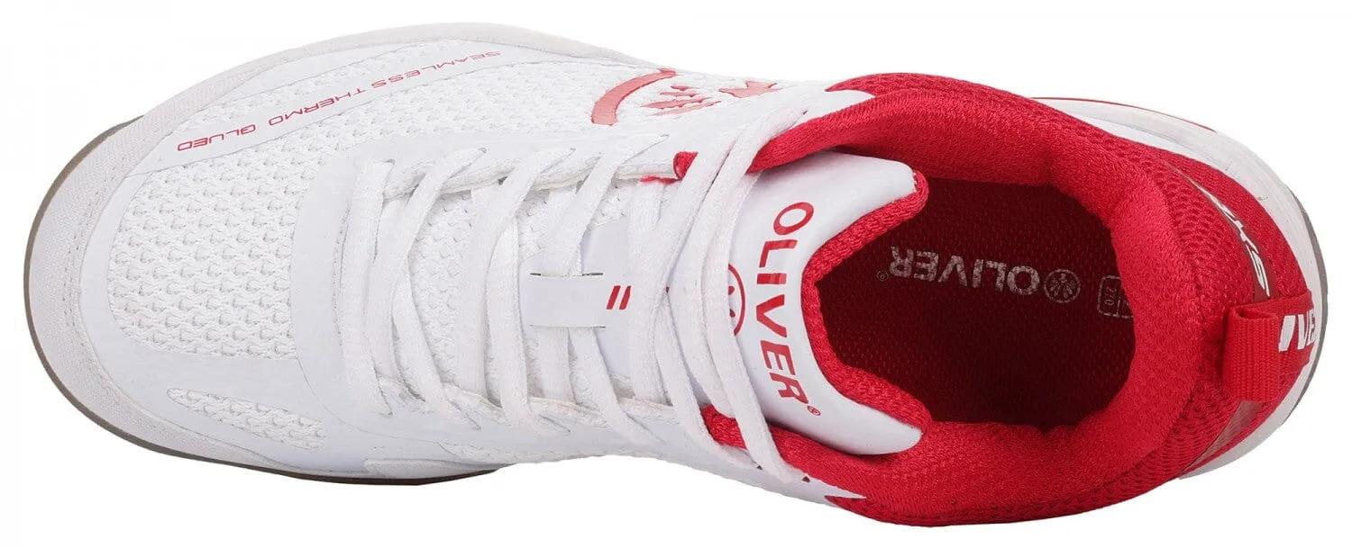 Oliver SX-8 White/Red Men's Court Shoes