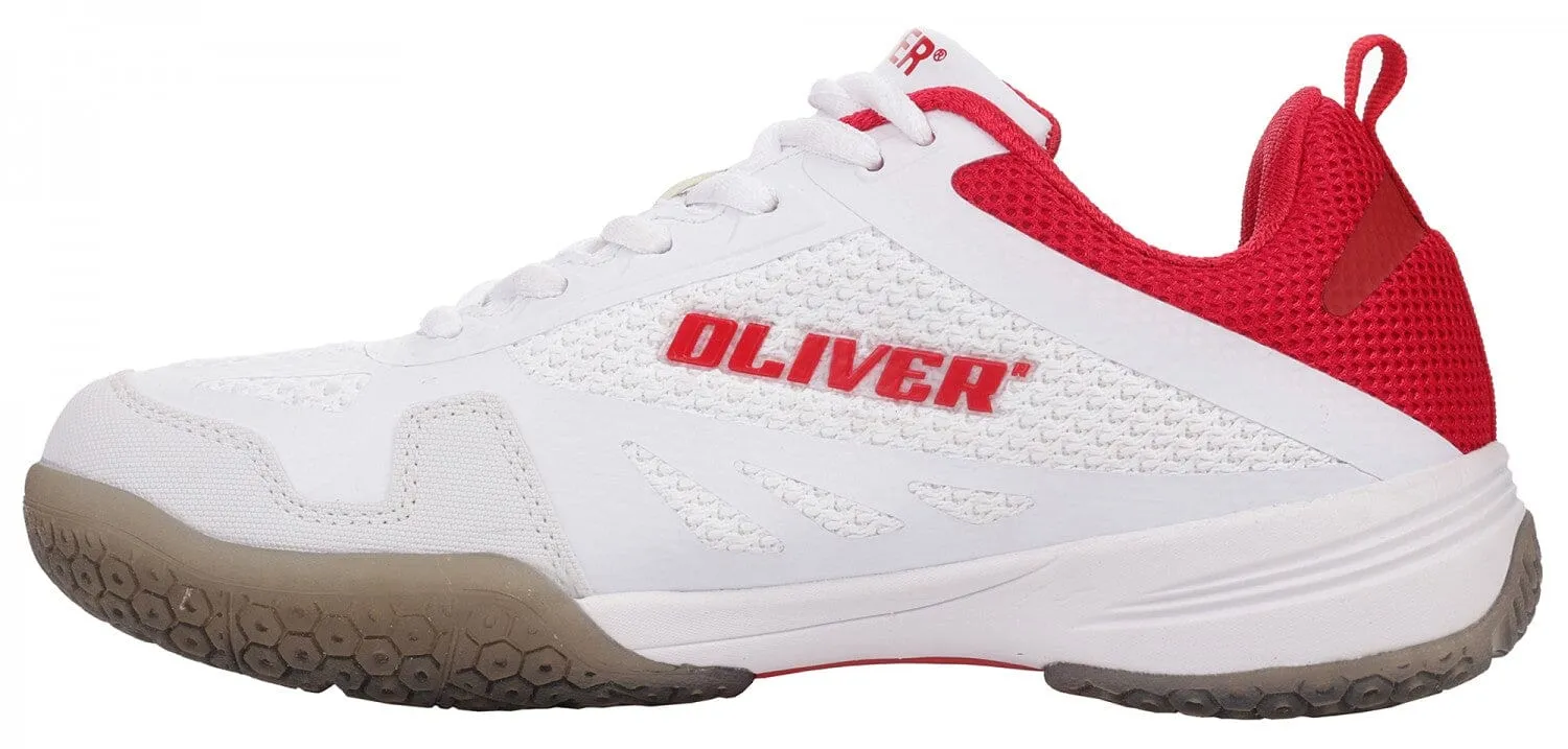 Oliver SX-8 White/Red Men's Court Shoes